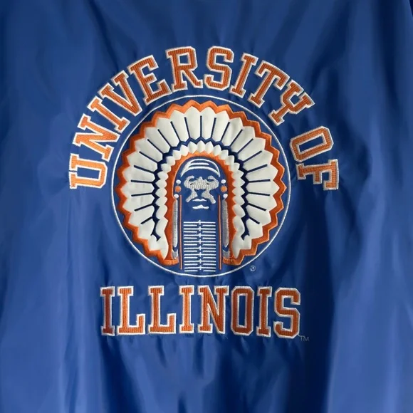 Steve & Barry's Blue Varsity Jacket with Orange Accents